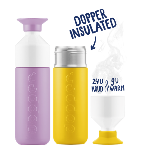 Dopper insulated, 24 uur koud en 9 uur warm